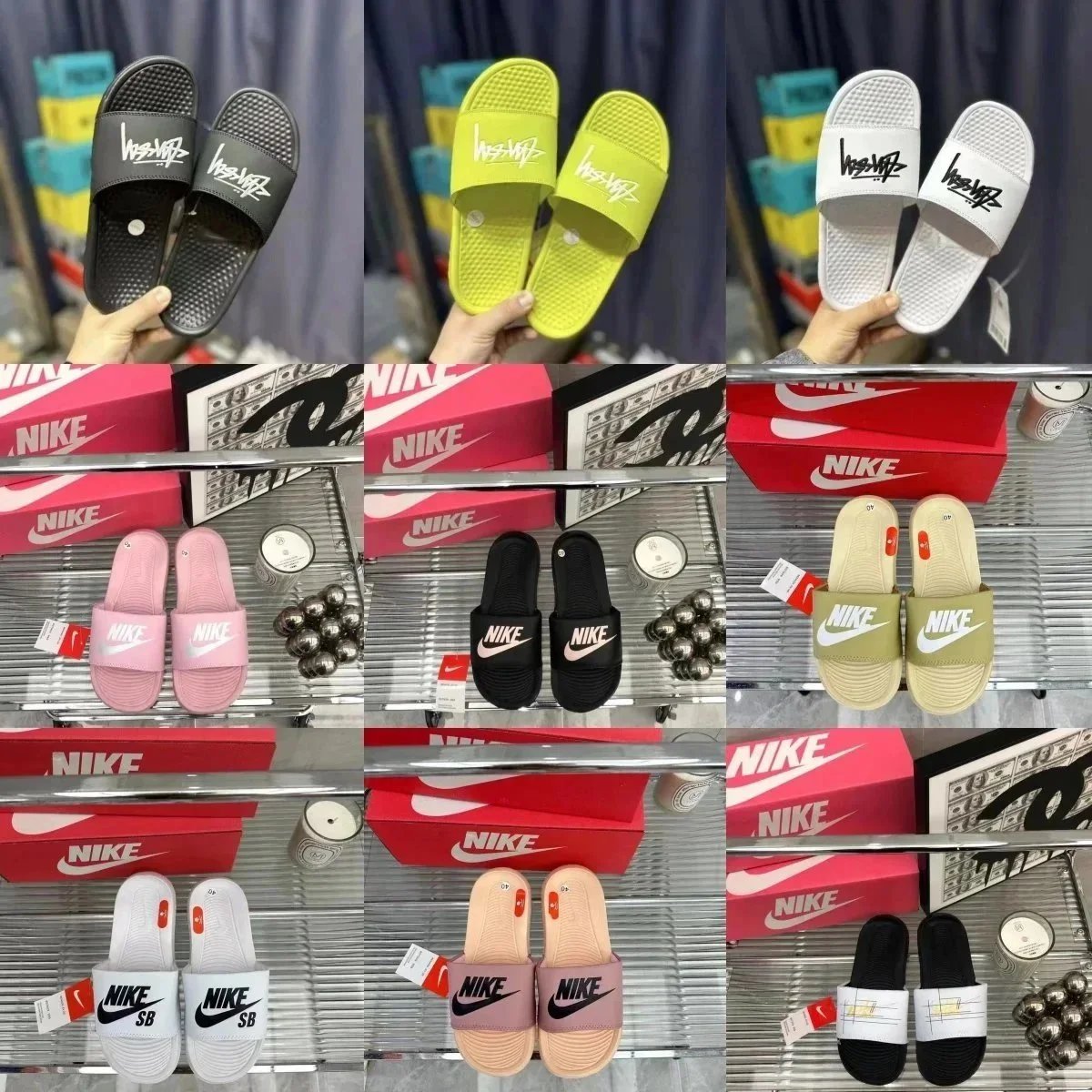 NIKE   Comfortable and stylish slippers  