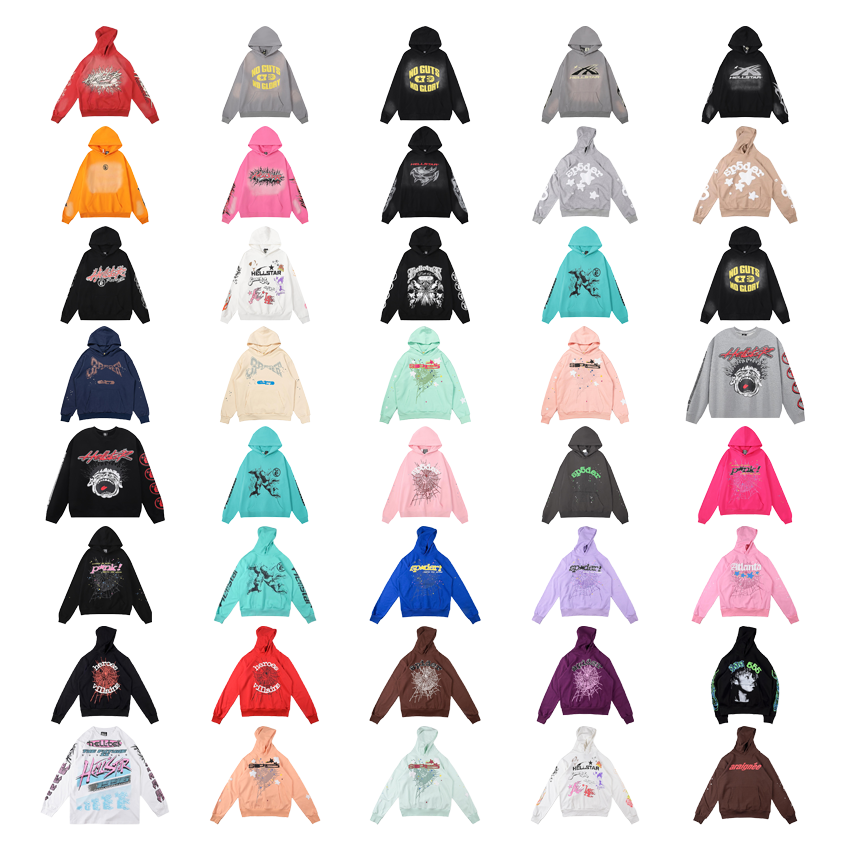 Hellstar Sp5der hooded sweatshirt  